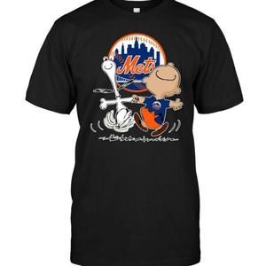 Charlie & Snopy New York Mets T-Shirt
